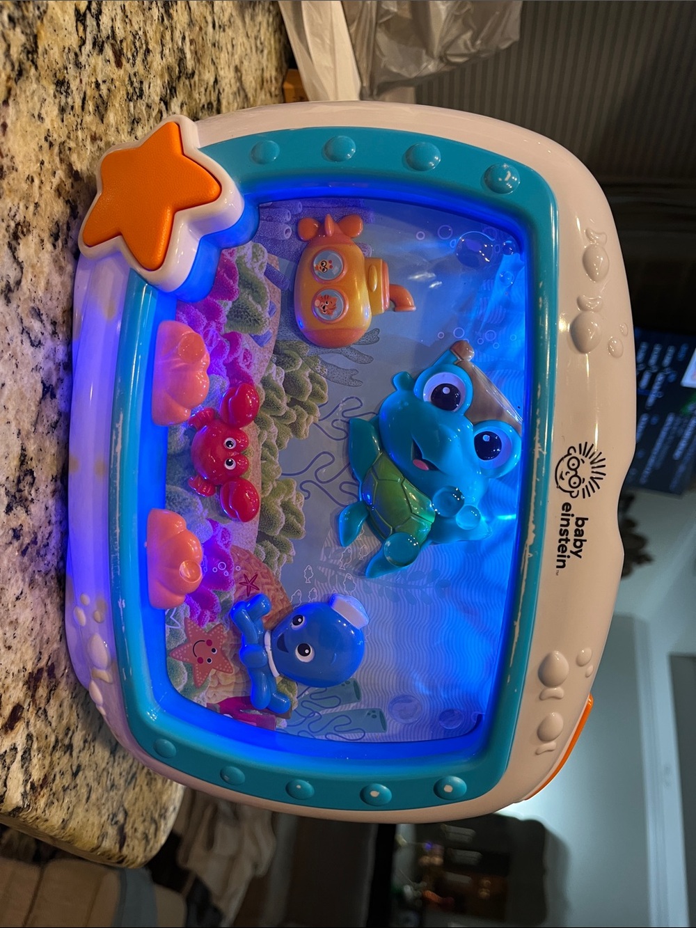 Baby Einstein Ocean Activity Light-Up Toy - Blue & Orange